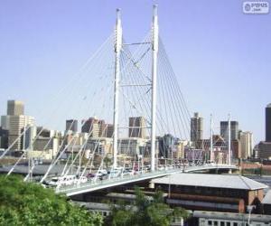 Puzzle Γέφυρα του Νέλσον Μαντέλα, Γιοχάνεσμπουργκ, Νότια Αφρική